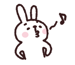 Rabbitnote simple sticker #7245361