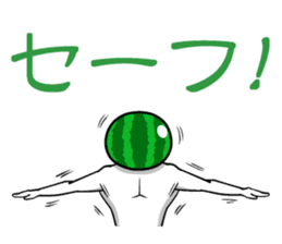 Everyone loves watermelon man!2.2 sticker #7245558