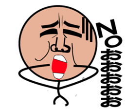 Stick human fantasy sticker #7245926