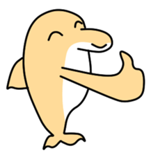 Friend of the SEA  Dolphin and Whale 2 sticker #7246035