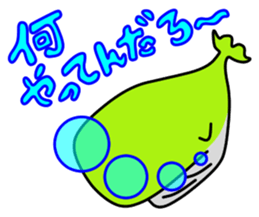 Friend of the SEA  Dolphin and Whale 2 sticker #7246038