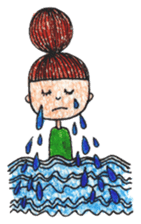 Warm sticker drawn with Colored Pencils sticker #7246131