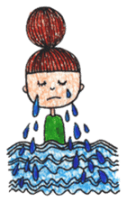 Warm sticker drawn with Colored Pencils sticker #7246131