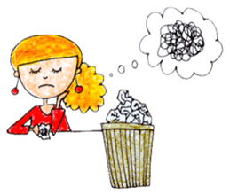 Warm sticker drawn with Colored Pencils sticker #7246145