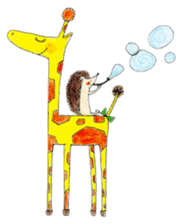 Warm sticker drawn with Colored Pencils sticker #7246153