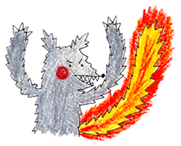 Warm sticker drawn with Colored Pencils sticker #7246156