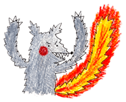 Warm sticker drawn with Colored Pencils sticker #7246156