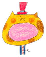 Warm sticker drawn with Colored Pencils sticker #7246162