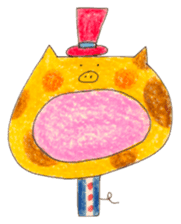 Warm sticker drawn with Colored Pencils sticker #7246162