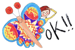 Warm sticker drawn with Colored Pencils sticker #7246166