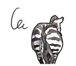 Watercolor horse sticker sticker #7246279