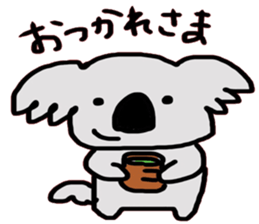 Koala lives a carefree life. sticker #7247470