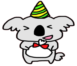 Koala lives a carefree life. sticker #7247478