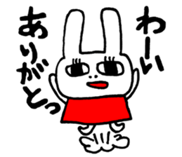 bunny for girls sticker #7247777