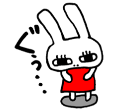 bunny for girls sticker #7247779