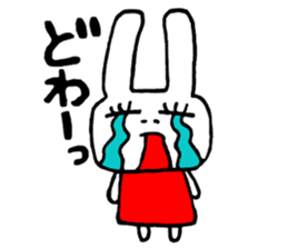 bunny for girls sticker #7247781