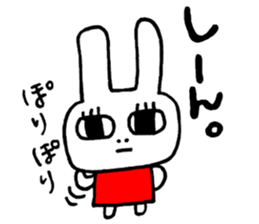 bunny for girls sticker #7247783