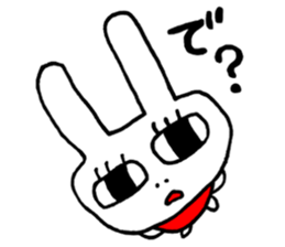 bunny for girls sticker #7247784