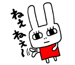 bunny for girls sticker #7247788