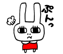 bunny for girls sticker #7247790