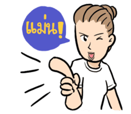 Mary thailand country girl sticker #7248168