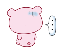 Bear with 40 emotion or pattern sticker #7249016