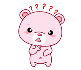 Bear with 40 emotion or pattern sticker #7249026