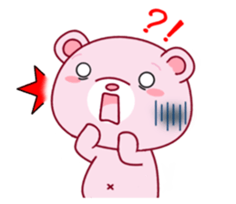 Bear with 40 emotion or pattern sticker #7249027