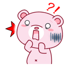 Bear with 40 emotion or pattern sticker #7249027