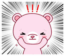 Bear with 40 emotion or pattern sticker #7249028