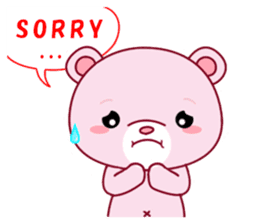 Bear with 40 emotion or pattern sticker #7249033