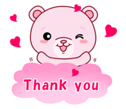 Bear with 40 emotion or pattern sticker #7249034