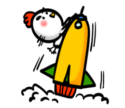 Easy to use Taiwanese & Jp Chicken 2 sticker #7249142