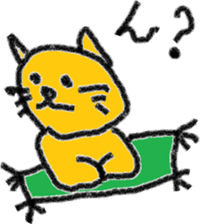 Orange cat's daily life sticker #7249493