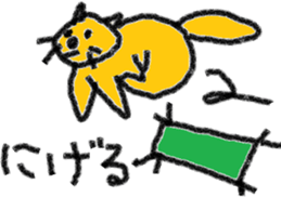 Orange cat's daily life sticker #7249515