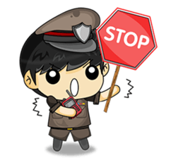 Cool Thai Cops sticker #7250038