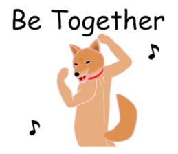 Dancing Dog SHIBA sticker #7250048