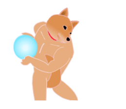 Dancing Dog SHIBA sticker #7250053