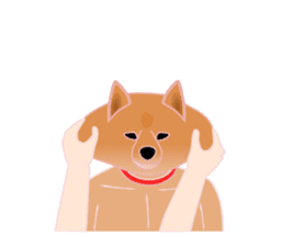 Dancing Dog SHIBA sticker #7250061