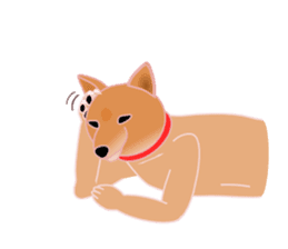 Dancing Dog SHIBA sticker #7250064