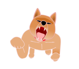 Dancing Dog SHIBA sticker #7250066