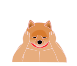 Dancing Dog SHIBA sticker #7250074