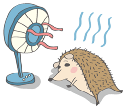 Hedgehog "Stabby" sticker #7250249