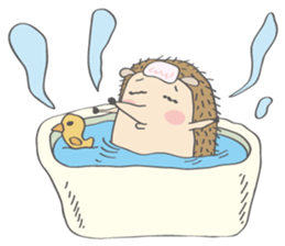 Hedgehog "Stabby" sticker #7250252