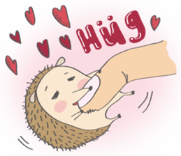 Hedgehog "Stabby" sticker #7250258