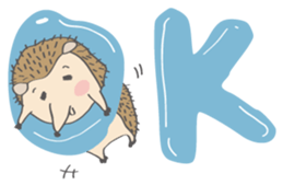 Hedgehog "Stabby" sticker #7250261