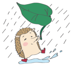 Hedgehog "Stabby" sticker #7250262