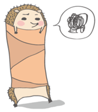 Hedgehog "Stabby" sticker #7250265