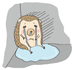 Hedgehog "Stabby" sticker #7250266