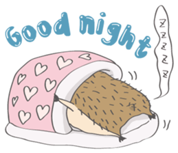 Hedgehog "Stabby" sticker #7250274